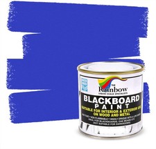 Chalkboard Blackboard Paint - Brush on Wood, Metal, Glass, Wall, Plaster Boar...