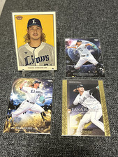Kona Takahashi 4 Card Set Topps BBM Epoch Cross Topps 206 Saitama Lions MLB NEXT
