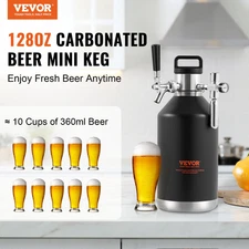 Beer Growler Tap System, 128Oz 4L Mini Keg, Craft Beer