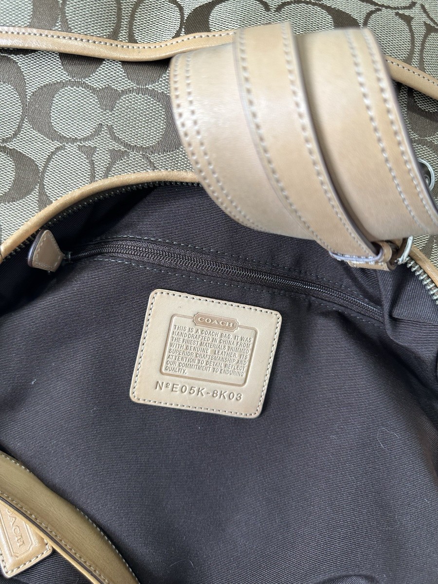 Coach Signature Hampton Hobo Clip Shoulder Bag E05K-8K03 | eBay