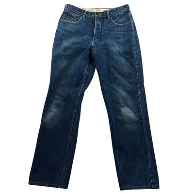Vintage Coca-Cola Mens Jeans Size 33 Blue Denim Straight Classic Casual Cotton