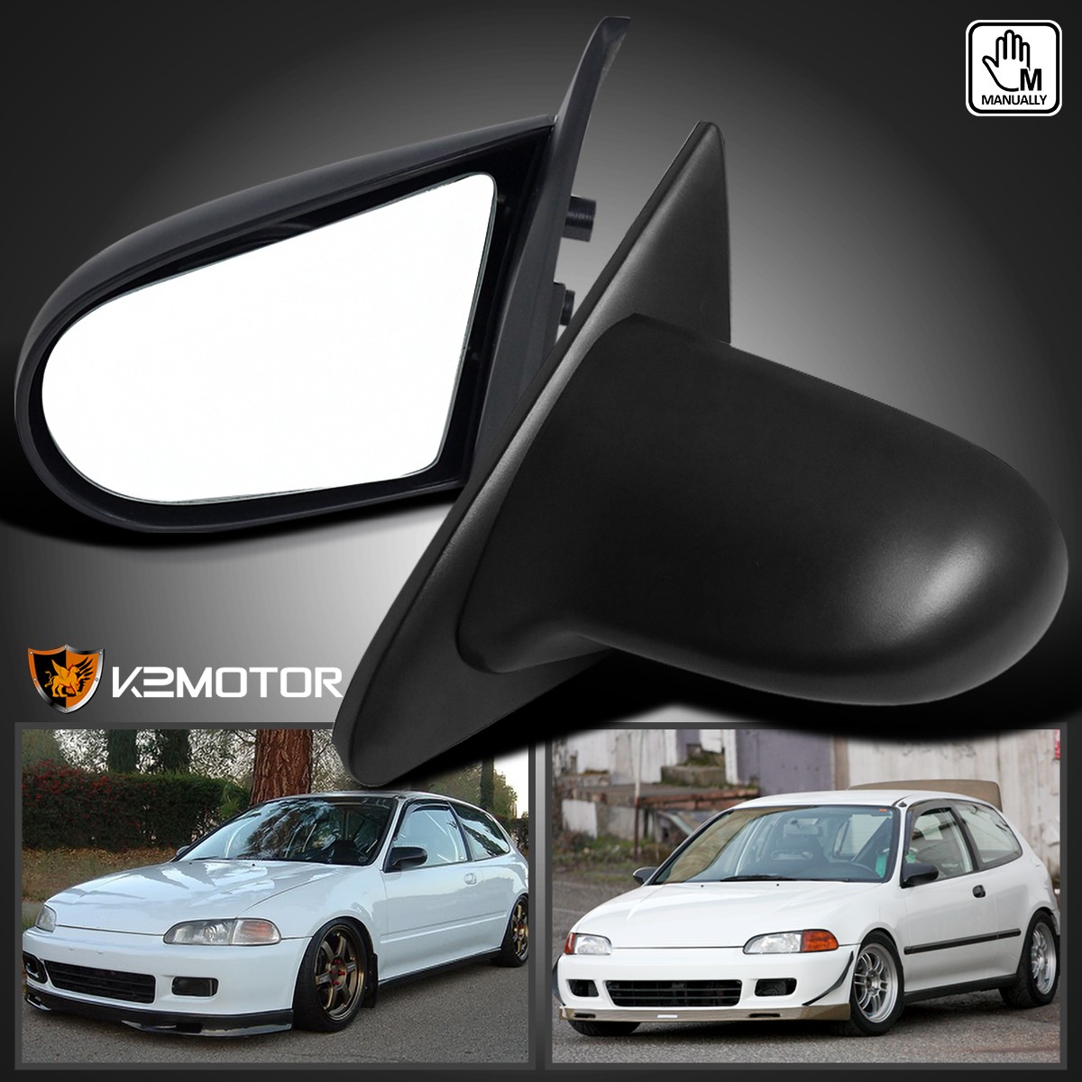 For 1992-1995 Honda Civic EG Sport Spn Manual Adjustable Side