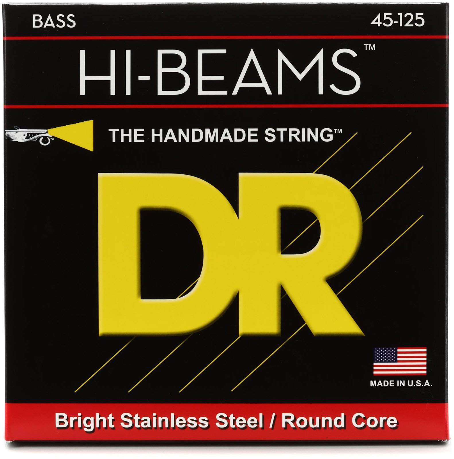 DR Strings MR5-45 Средние 5-струнные басовые струны Hi-Beam из нержавеющей стали 5390₽
