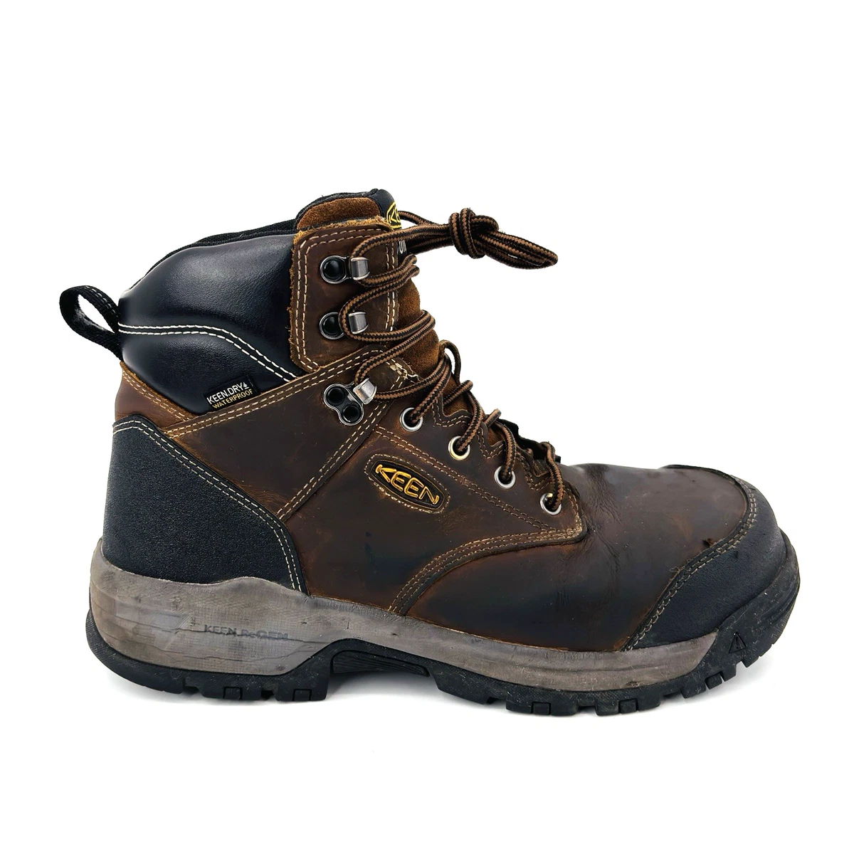 KEEN men’s utility leather boot size 9.5. Shellback 200 grams insulation brown KEEN Utility San Jose 90 Men main image 4