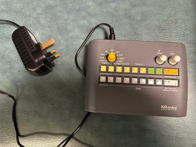 Korg KR Mini Compact Retro Rhythm Drum Machine with Built-In Speaker - boxed