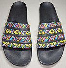 Adidas Adilette Mens Geometric Print Core Black Sandals Slides FX5856 Size 12 — photo 1