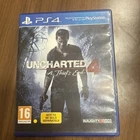 Uncharted 4: A Thief's End Sony PlayStation PS4 Complete in Box
