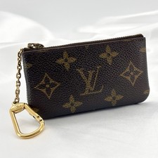 Louis Vuitton Monogram Pochette Cl s Key Pouch Brown M62650