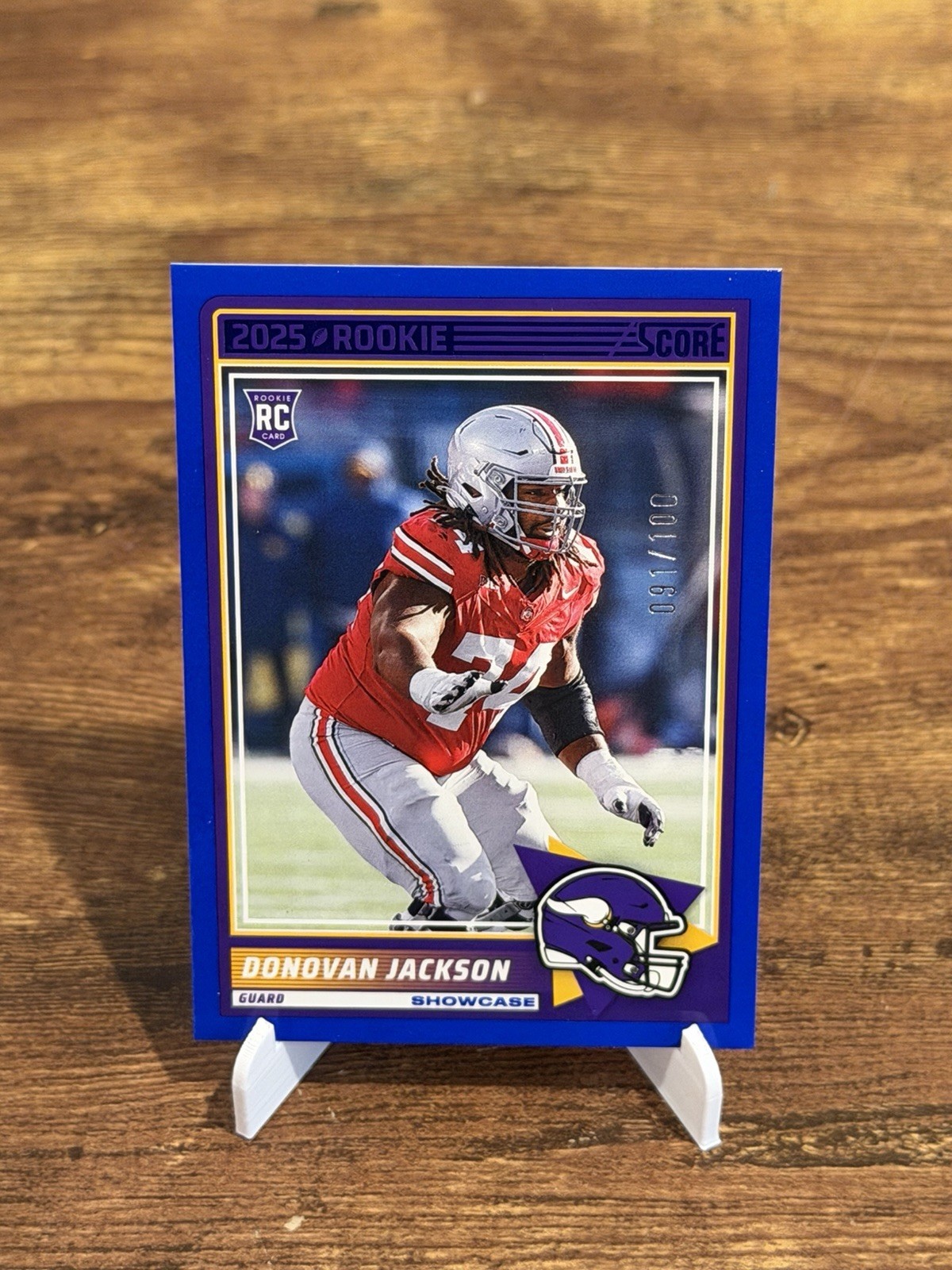 2025 Score - Rookies Donovan Jackson #90 Showcase /100 (RC)