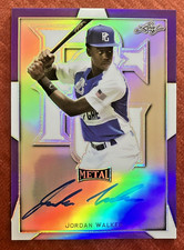 JORDAN WALKER Auto ⚾️#13/25⚾️ 2019 Leaf Metal PG Purple Ref Autograph Cardinals