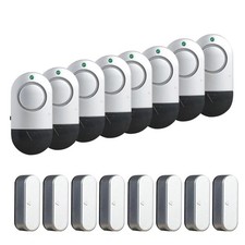 Window Alarm Sensors, Door Alarms for Home Security,120 DB Pool Door Alarm fo...