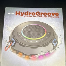 ION HydroGroove iSP189 Floating Waterproof Bluetooth Party Speaker w/LED Lights