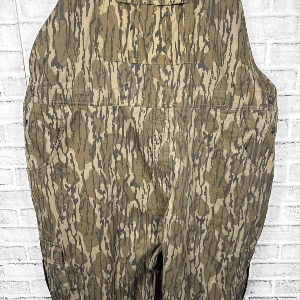 Mossy Oak Bottomland Mens 3XL Hunting Bib Overalls - Image 4 of 4
