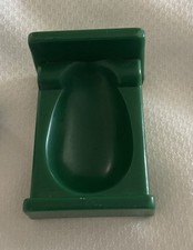 Hasbro Weebles Haunted House Bed 1973 Dark Green Romper Room Little Brother