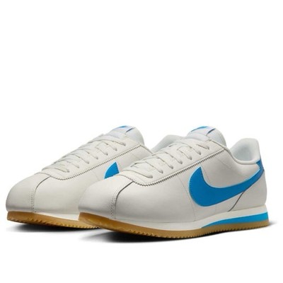 Nike Cortez Leather | Sail Gum Yellow Light Photo Blue | DM4044-112 | 14D