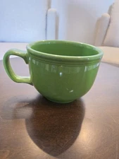 JUMBO mug CUP  green NEW HOMER LAUGHLIN FIESTA 18 OZ. 