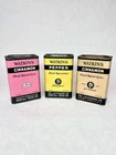 Watkins Antique vintage metal spice advertising tins Lot kitchen decor 8oz Empty