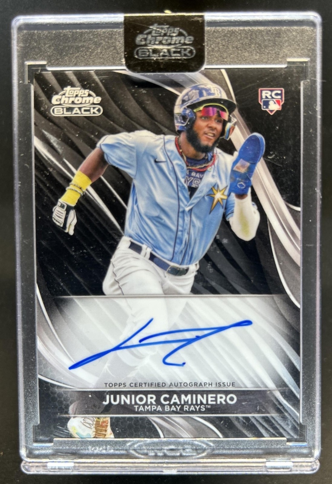 UnderWraps 直筆サインボール JUNIOR CAMINERO Junior Caminero 2024 Topps Chrome Black #CBA-JCA Autographs Price