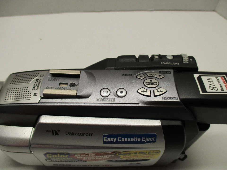 Panasonic Palmcorder PV-DV701 Mini DV Camcorder With Case And Accessories - Image 3 of 4