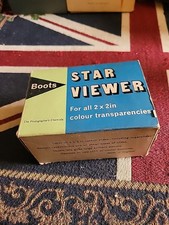 Boots Star Viewer  For All 2 Inch X  2 Inch  Slides