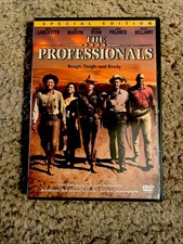 The Professionals (DVD, 1966) Columbia Burt Lancaster Lee Marvin Robert Ryan VG!