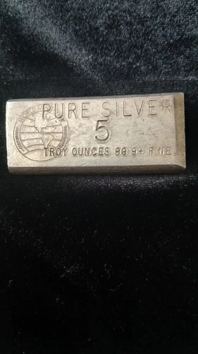 5 Troy Oz. 999 Fine Silver Bar
