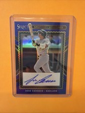 2025 Panini Select - Legendary Signatures Jose Canseco #LS-JC Blue