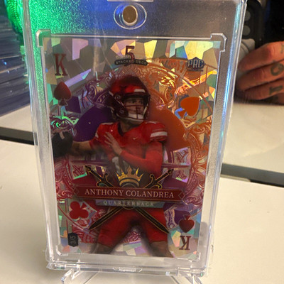 WC 5 King of hearts 3/5 Anthony Colandrea Red shattered glass para/clrmtch