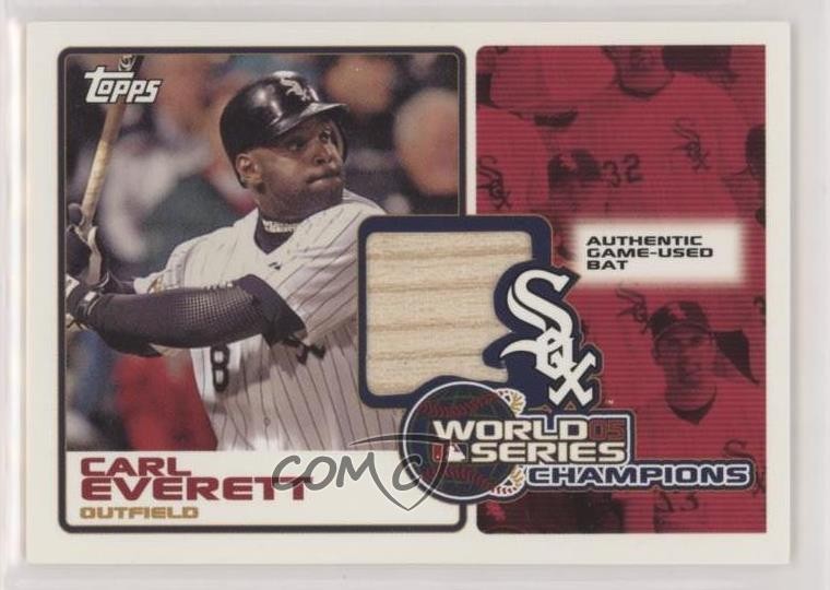 2006 Topps World Series Champions Relics Carl Everett #WSR-CEB 0gr