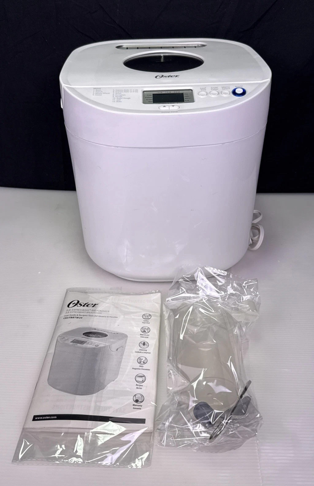 Oster Expressbake Bread Maker White, 2lb Loaf Breadmaker BRAND NEW NO BOX
Opens in a new window or t