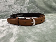 Nocona Belt Co.Yth Sz 20 Genuine Leather Laced Two Tone Change Buckle N44175107