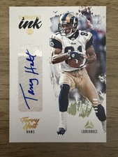 Torry Holt 2021 Panini Luminance Illuminated Ink Autograph Gold /10 #II-TH Rams