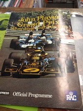 1973 British Grand Prix Silverstone Formula 1 Motor Sport Racing  Programme