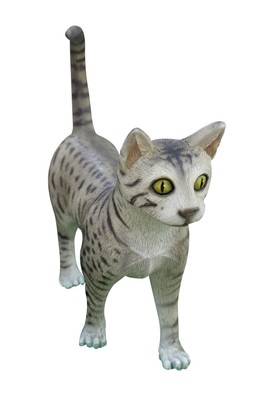 Egyptian Cat Mau Life Size Resin Statue Animal Display Prop Theme Decor