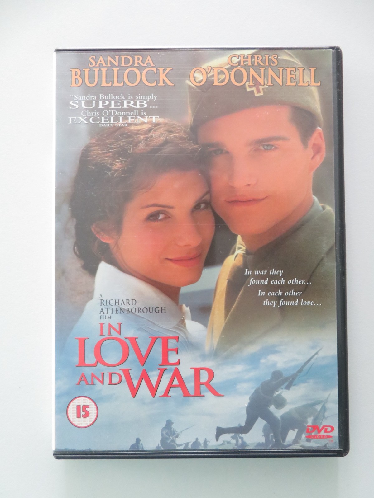 In Love and War (DVD) Sandra Bullock Chris O'Donnell 1996 Region 2
