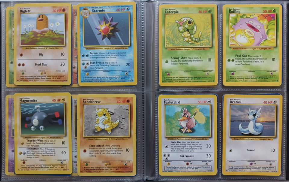 Pokemon Binder Tag Keychains – Choose From WOTC Base Set Characters