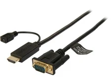 StarTech HD2VGAMM3 HDMI to VGA Cable - 3 ft. / 1m - 1080p - 1920 x 1200  - Activ