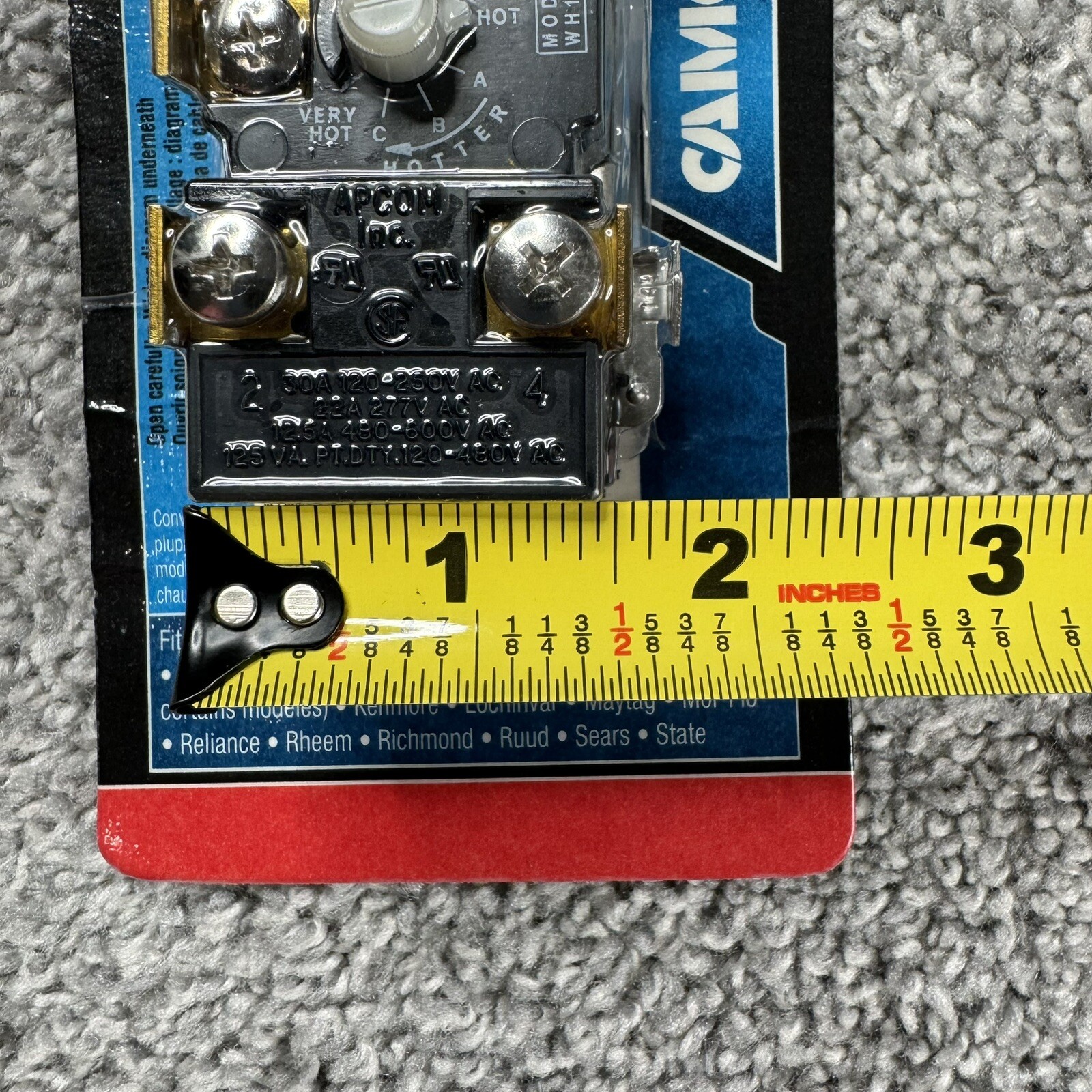 Camco Water Heater Upper Thermostat Apcom Style #07863 NEW Sealed