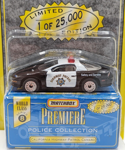 Matchbox Premiere Police Collection California Highway Patrol Camaro - S8 - NEW! - Picture 9 of 12