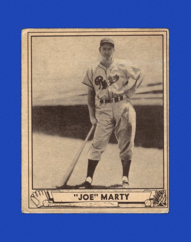 1940 Play Ball Set-Break #216 Joe Marty VG-VGEX *GMCARDS*