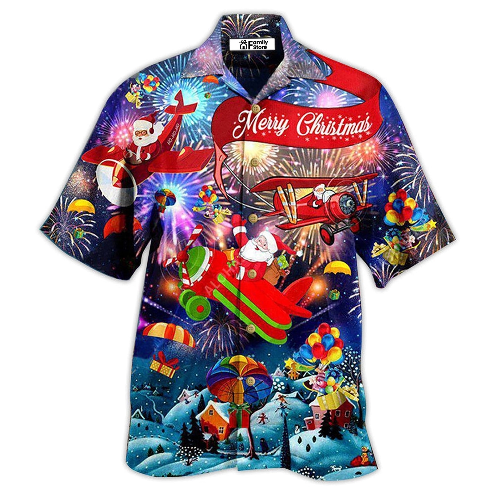 Spread Love This Holiday Season with a Merry Christmas Santa Hawaiian Shirt for Festive Vibes and Cheer