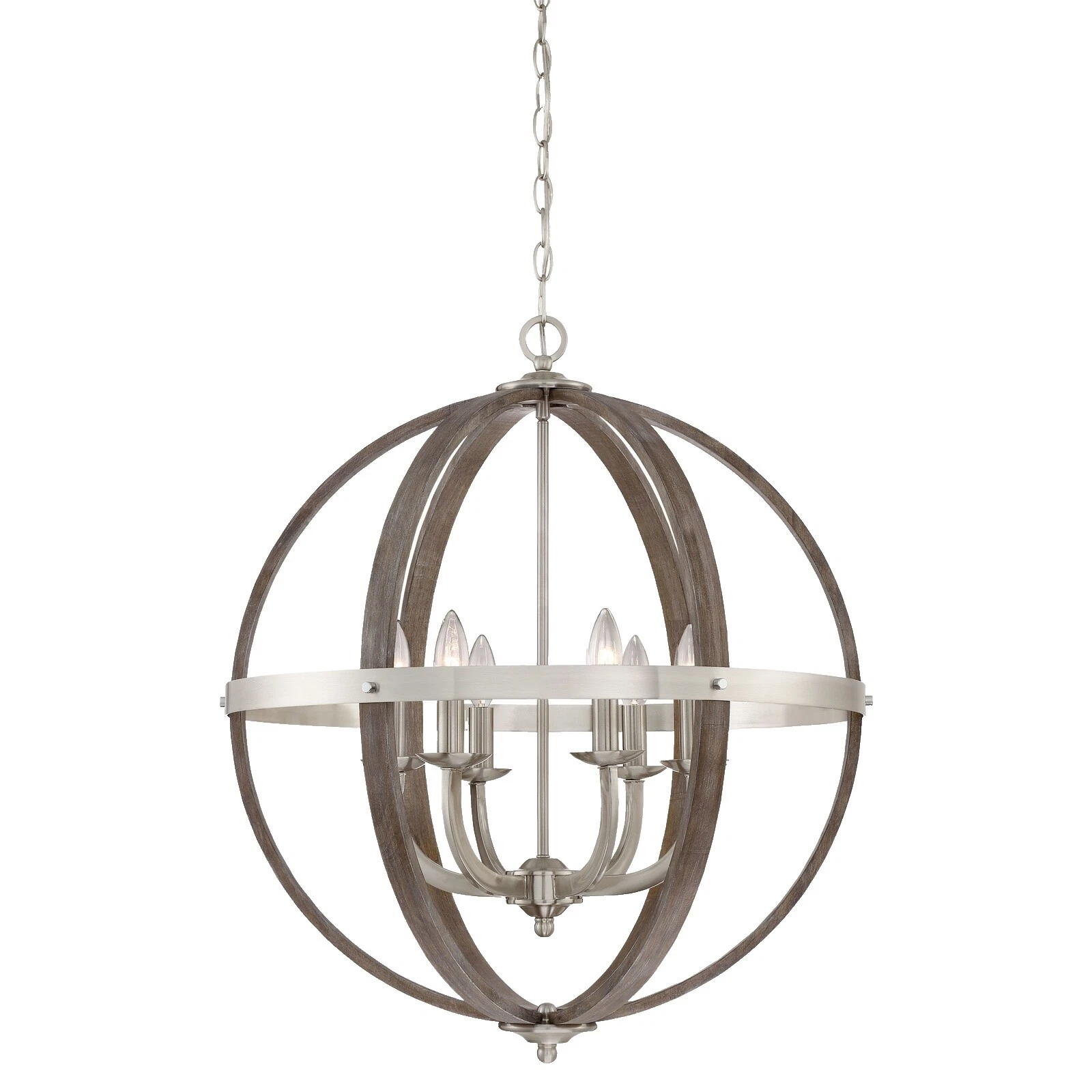 Wooden Transitional Chandeliers