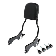 Upright Sissy Bar Backrest Pad Docking Hardware Fit For Harley Low Rider 2018-25