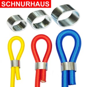 10mm Expanderseil Gummiseil Schnur 100 x Seilklemmen Krampen verzinkt für 8mm 10mm Expanderseil Gummiseil Schnur 100 x Seilklemmen Krampen verzinkt für 8mm