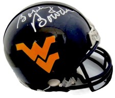 Bobby Bowden Signed West Virginia Mountaineers Mini Helmet JSA