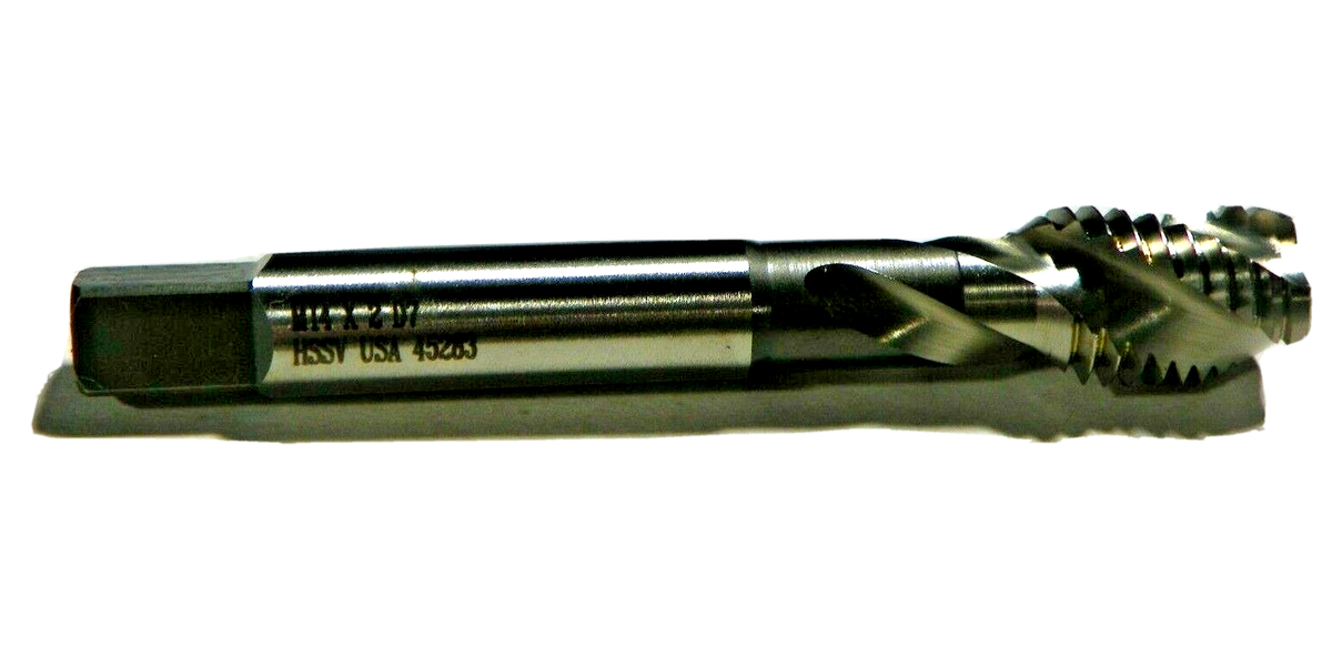 1pc) M14 x 2 D7 CNC VANADIUM SPIRAL FLUTE BOTTOM TAP TITAN USA