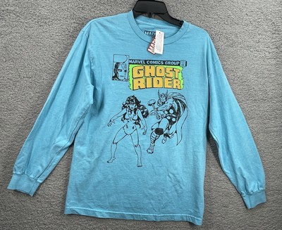 Marvel Ghost Rider Long Sleeve Tee Size 