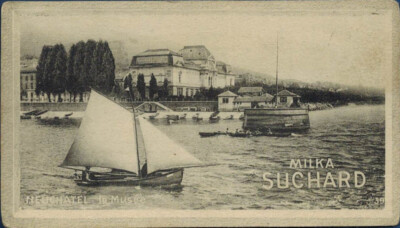 Chromo-Chocolate suchard-Alpes Suisse-Lake Neuchatel-D.232