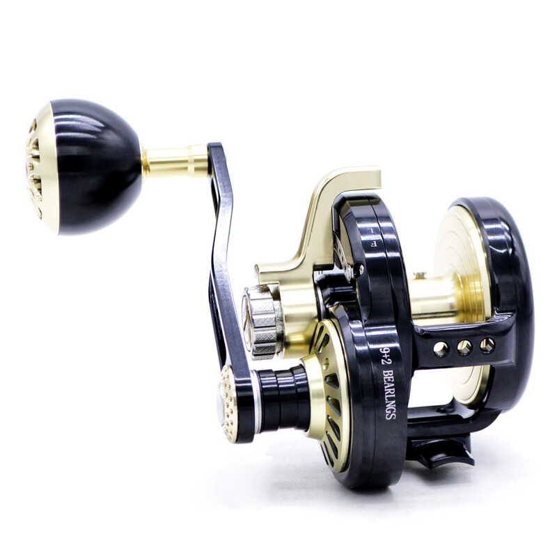 best saltwater conventional jigging reel CAMEKOON Conventional Offshore Fishing Lever Drag Saltwater Jigging Reel  9+2 BBs