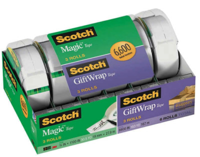 3M Scotch Magic Tape/Geschenkband mit Spender
